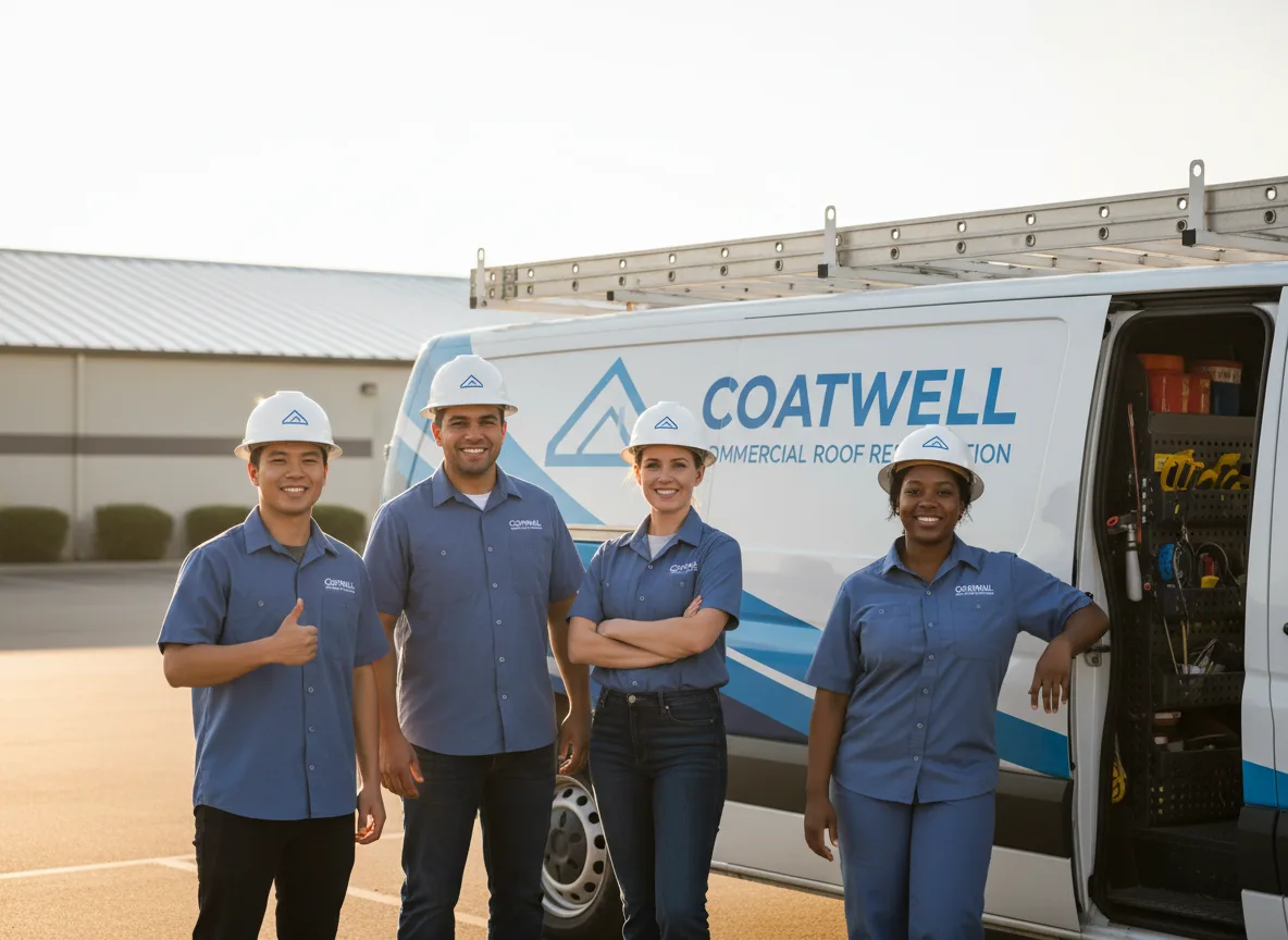 Commercial roof coating company in Shickley, NE